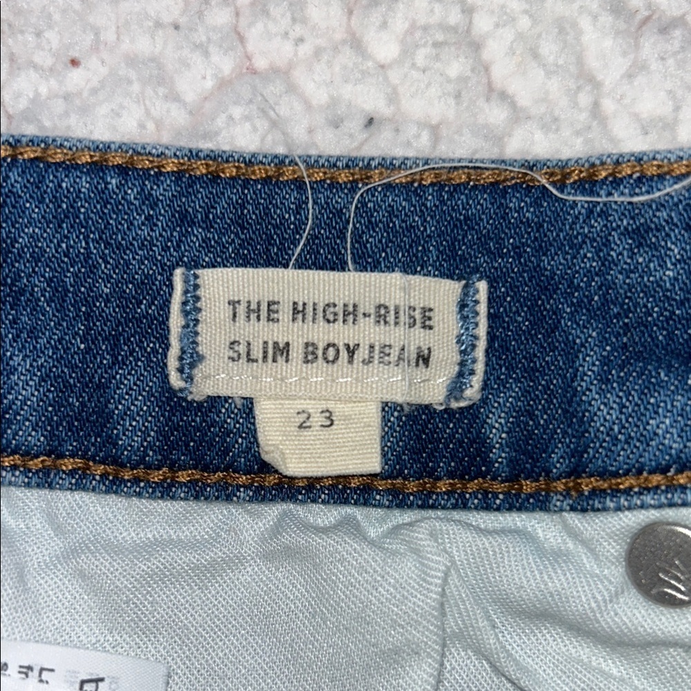 Madewell Straight Leg Jeans in Classic Blue - Picture 7 of 13
